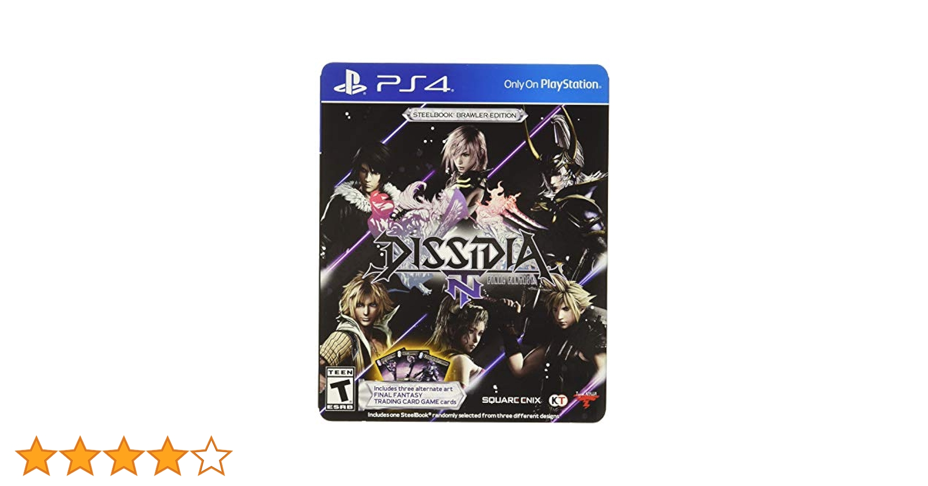 PlayStation4 - ディシディア ファイナルファンタジー 限定版 北米版 Amazon.co.jp: Dissidia Final Fantasy NT - Steelbook Brawler